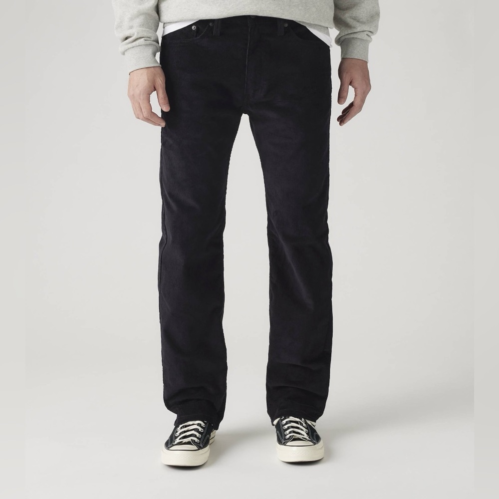 Levi's Men's 501 Black Corduroy Pants W32 L34
